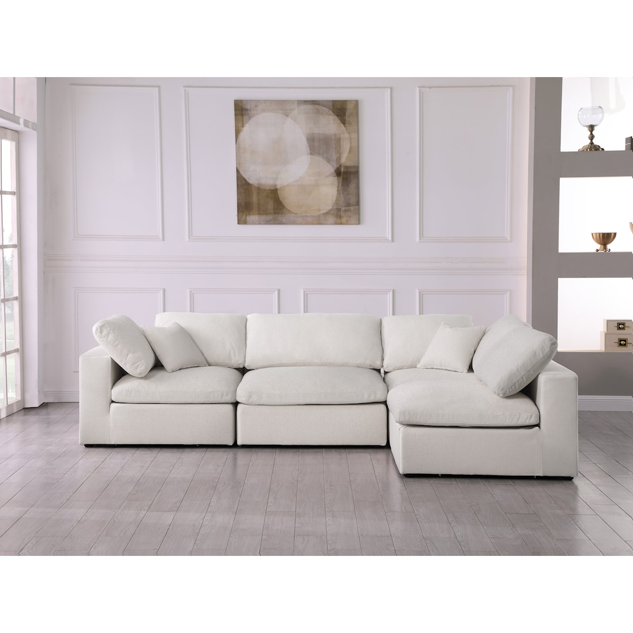 Meridian Furniture Serene Deluxe Comfort Modular Sectional