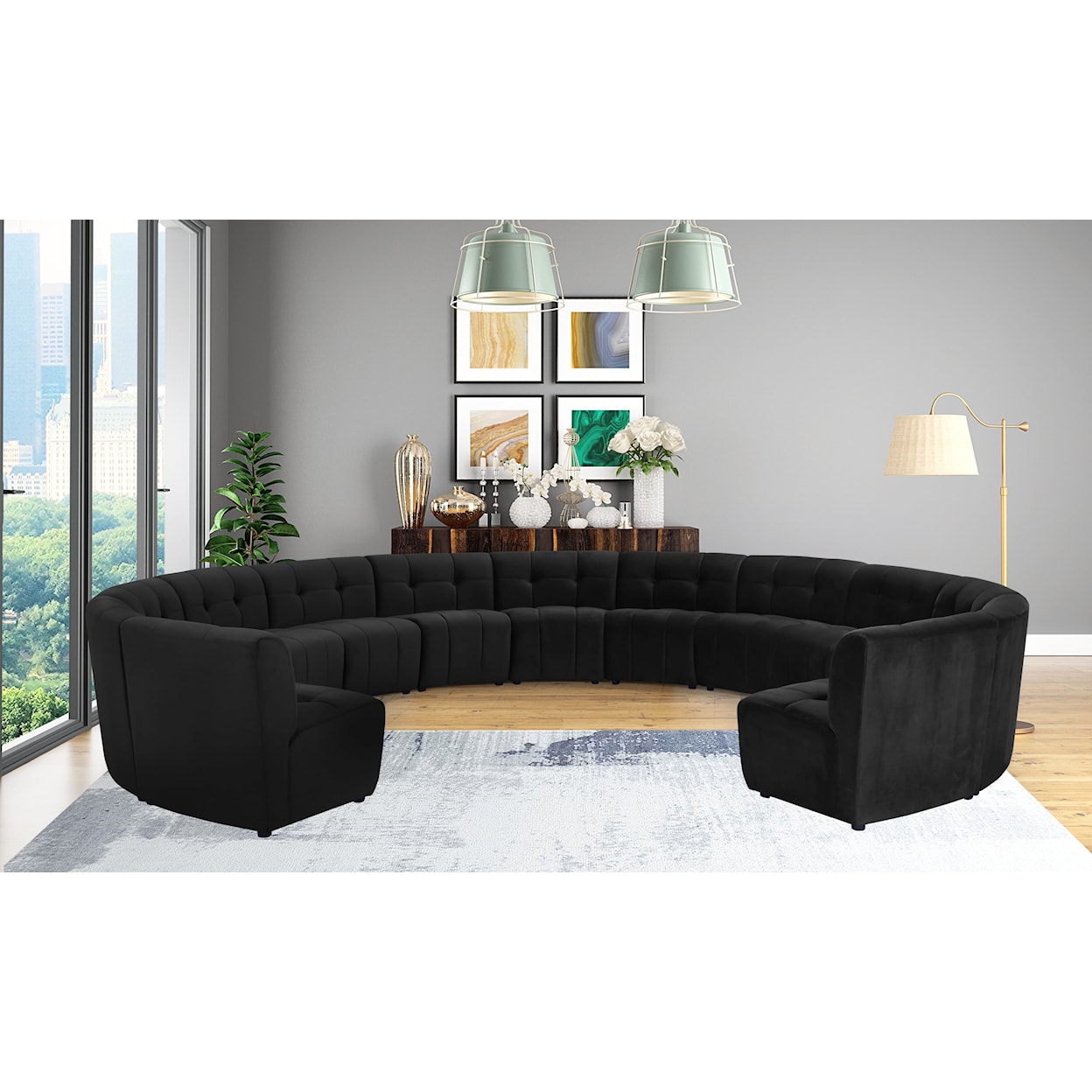 Meridian Furniture Limitless 13pc. Modular Sectional