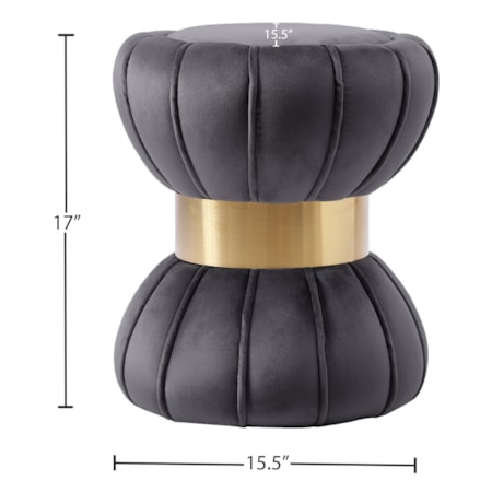 Hourglass Ottoman