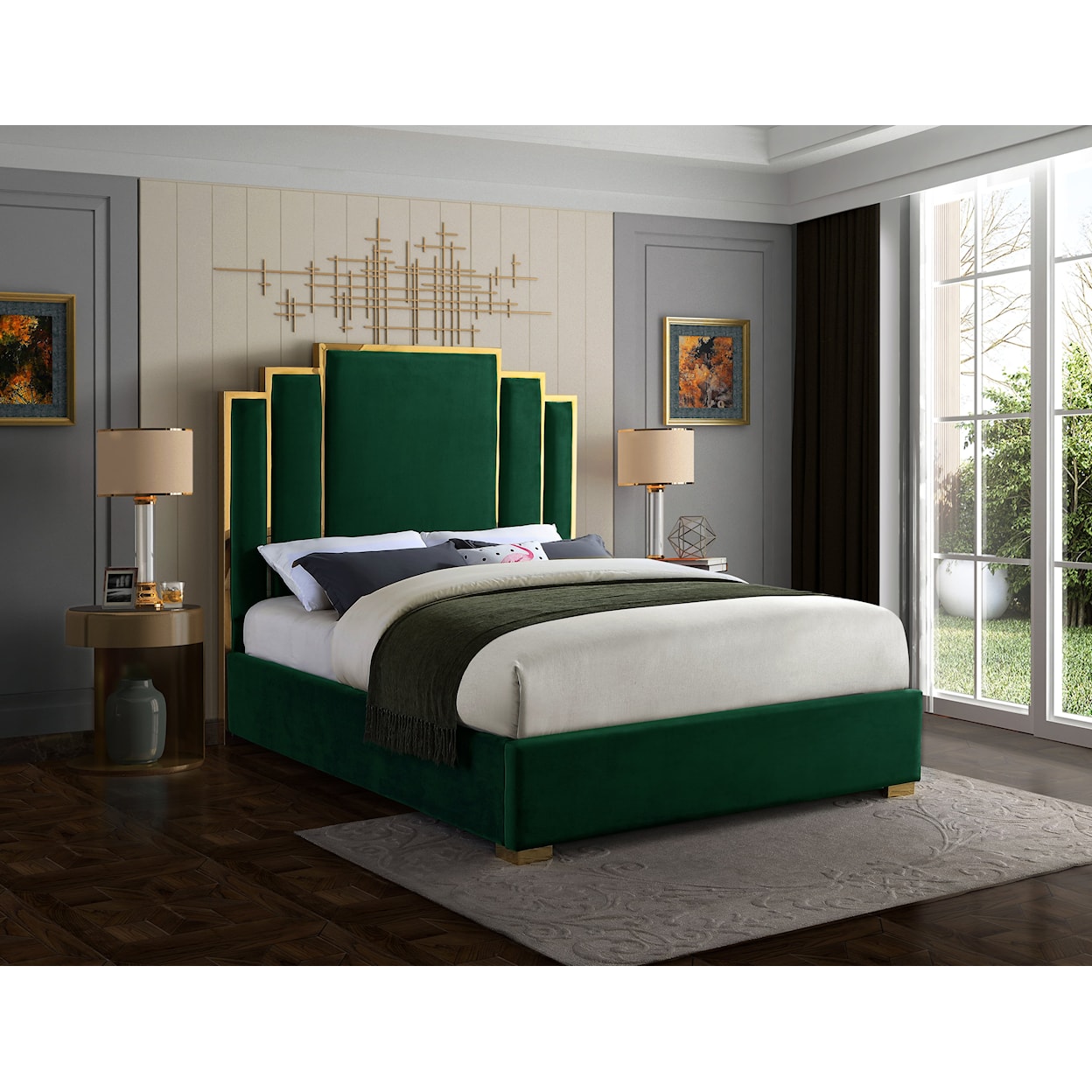 Meridian Furniture Hugo King Bed