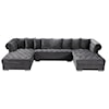 Meridian Furniture Presley 3pc. Sectional