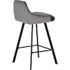 Meridian Furniture Viviene Upholstered Counter-Height Dining Stool
