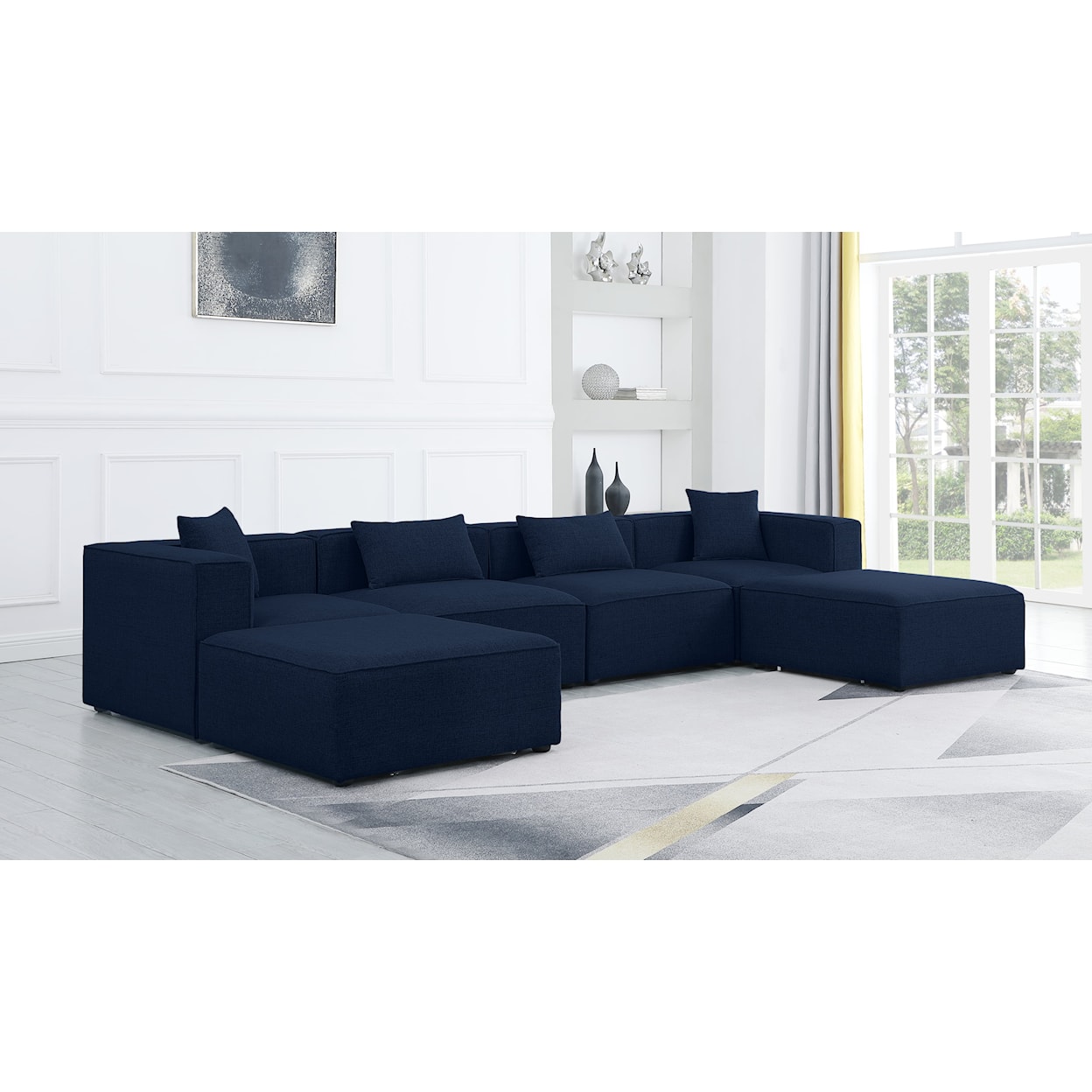 Meridian Furniture Cube Modular Sectional