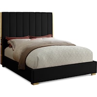 Becca Black Velvet Full Bed