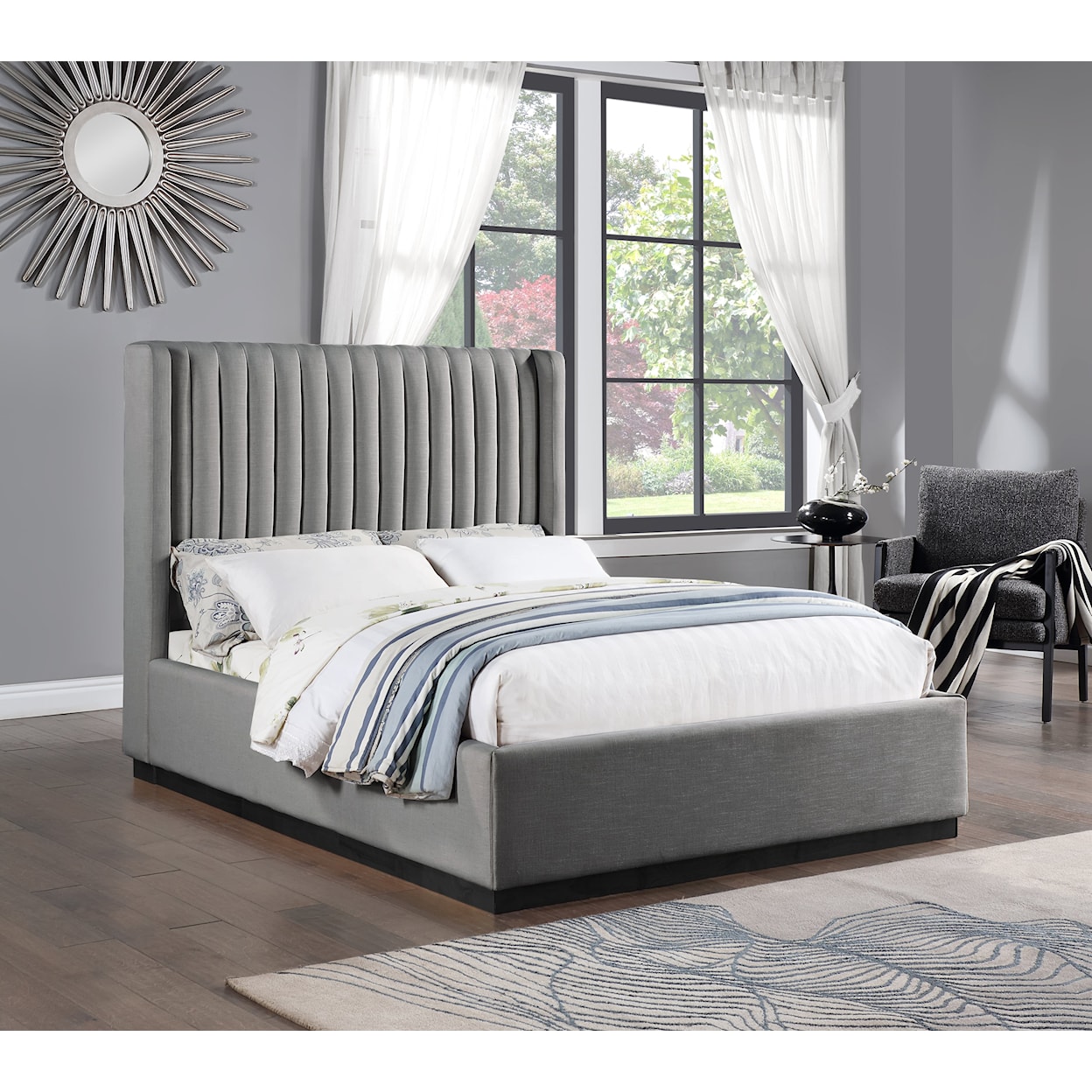 Meridian Furniture Logan Queen Bed