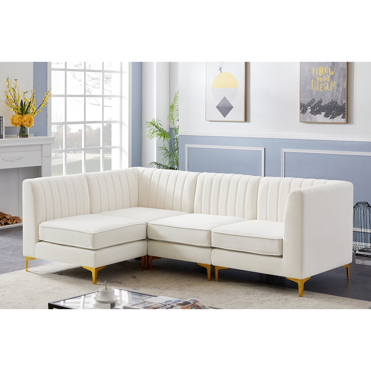 Meridian Furniture Alina Modular Sectional