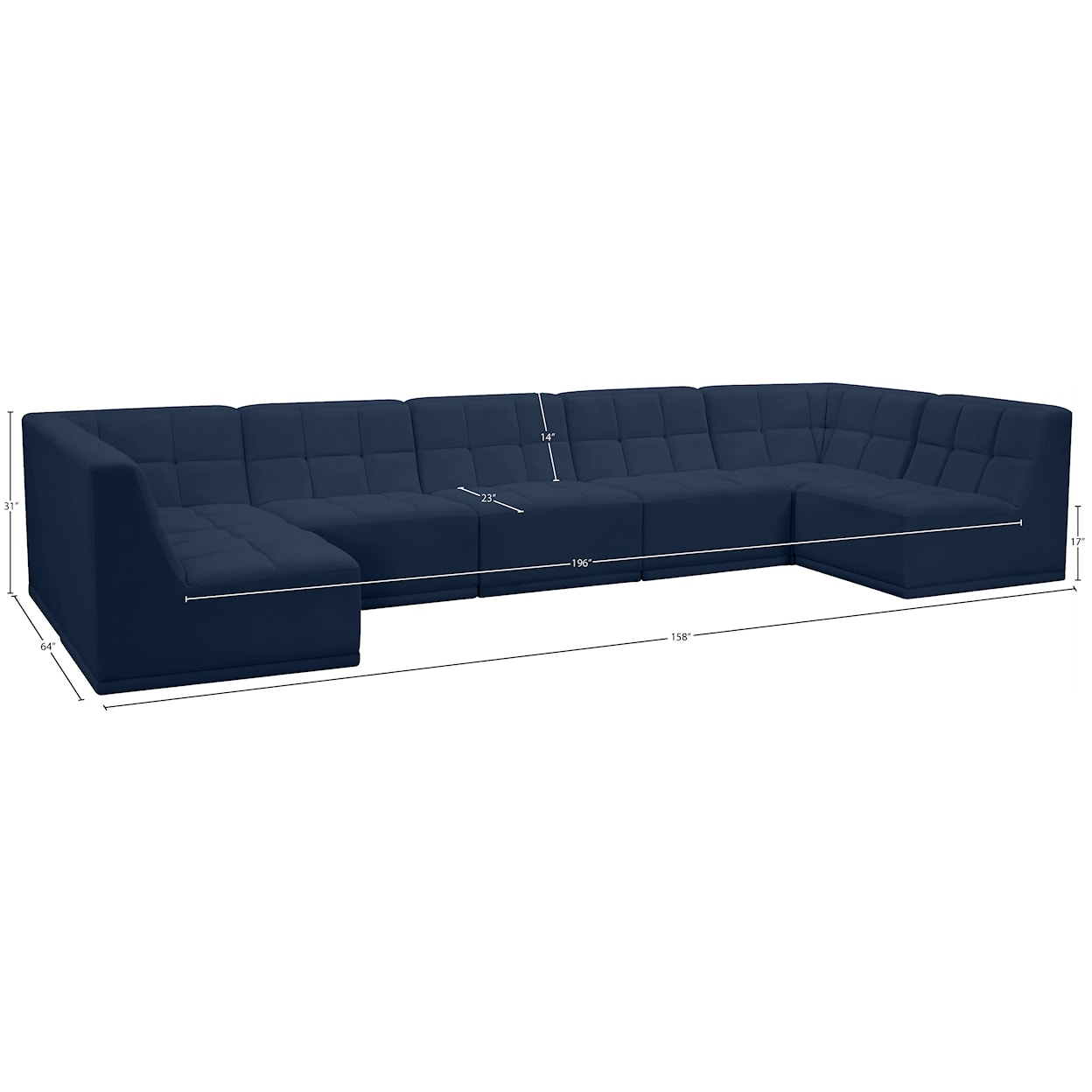 Meridian Furniture Relax Modular Sectional