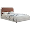 Meridian Furniture Blake Upholstered Low-Profile Queen Bed