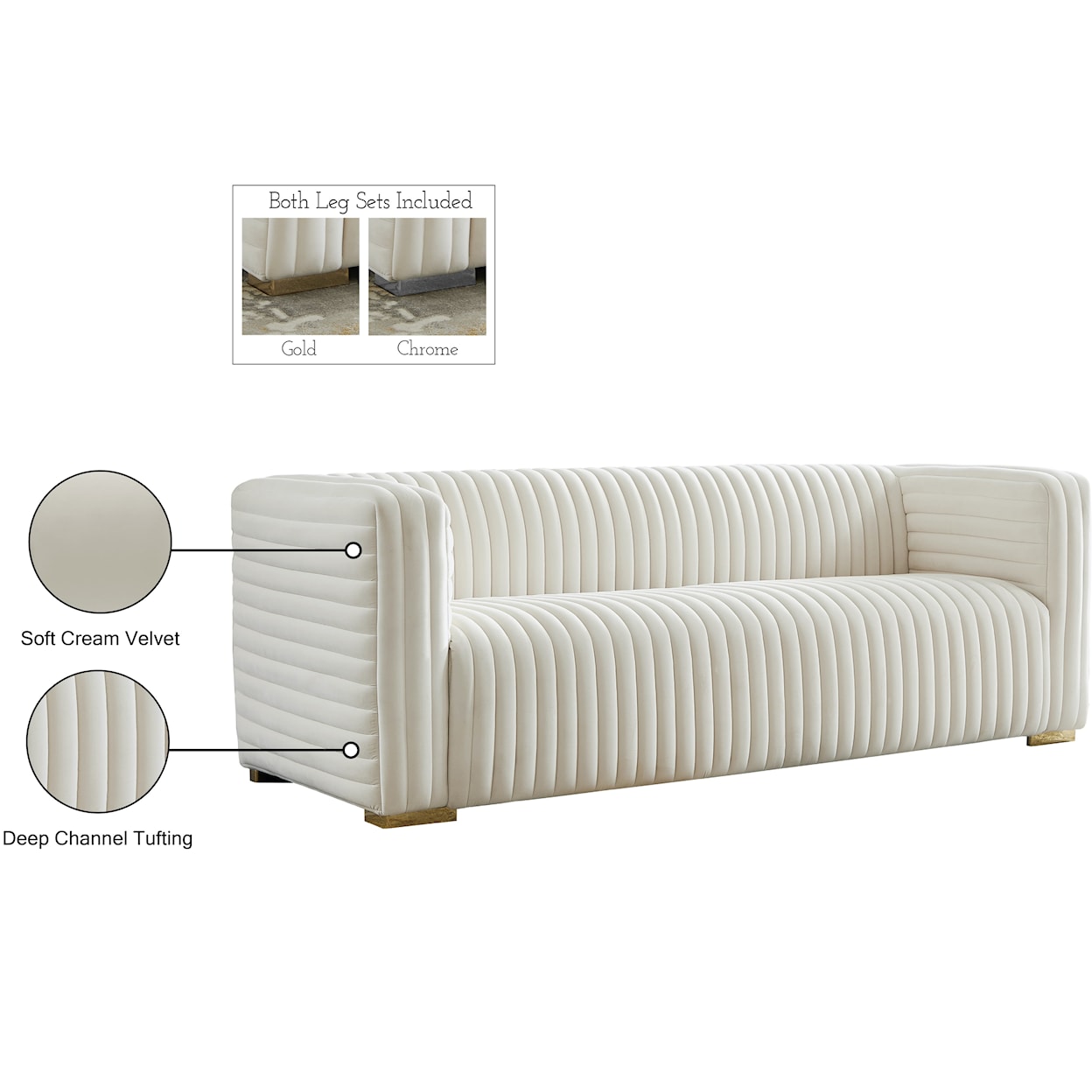 Meridian Furniture Ravish Sofa