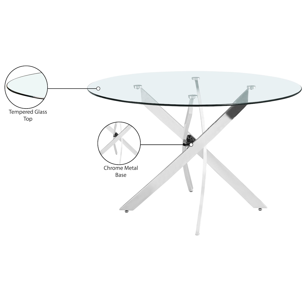 Meridian Furniture Xander Dining Table