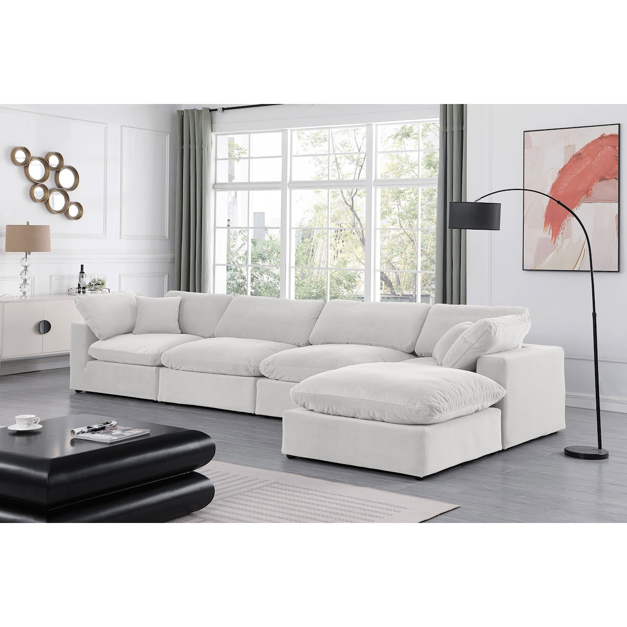 Meridian Furniture Comfy Modular Sectional