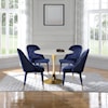 Meridian Furniture Belle Navy Velvet Dining Chair