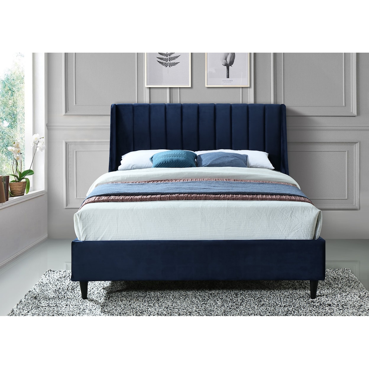 Meridian Furniture Eva Queen Bed