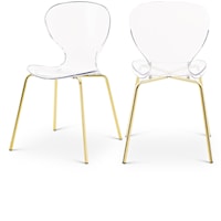 Clarion Gold Metal Dining Chair
