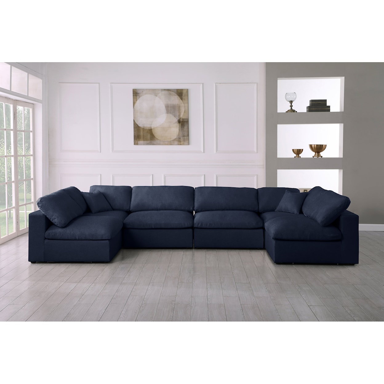 Meridian Furniture Serene Deluxe Comfort Modular Sectional