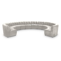 Limitless Cream Velvet 12Pc. Modular Sectional