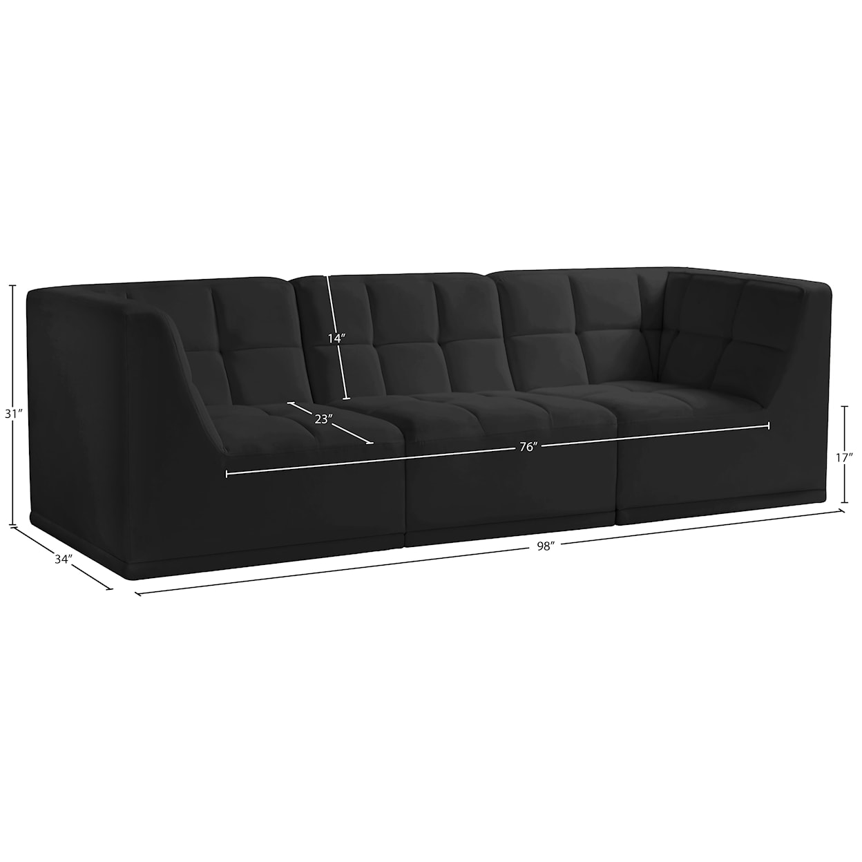 Meridian Furniture Relax Modular Sofa