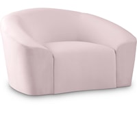 Riley Pink Velvet Chair