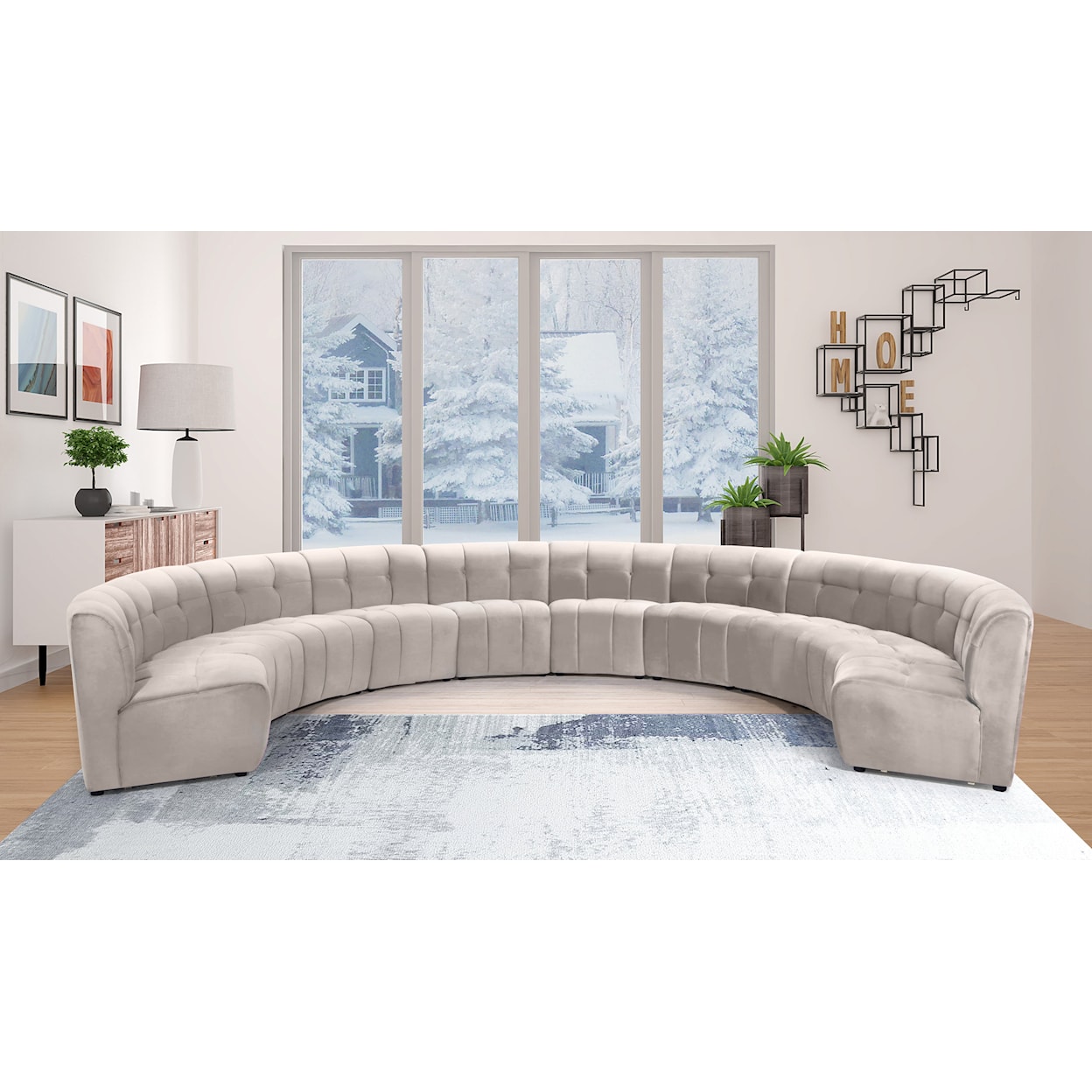 Meridian Furniture Limitless 10pc. Modular Sectional