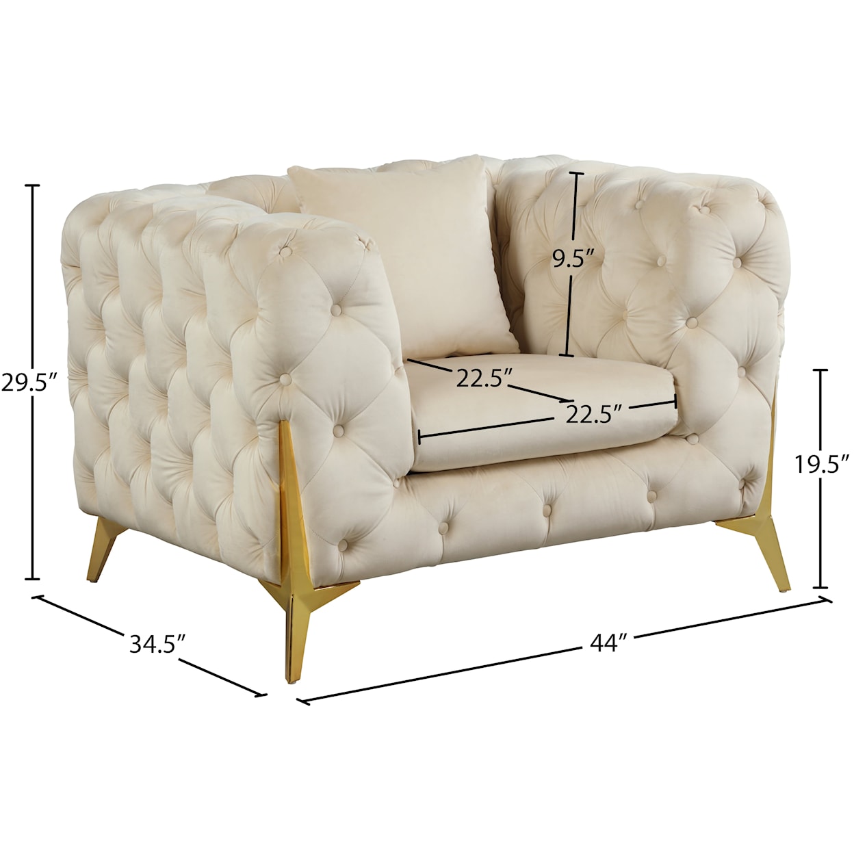 Meridian Furniture Kingdom Chair