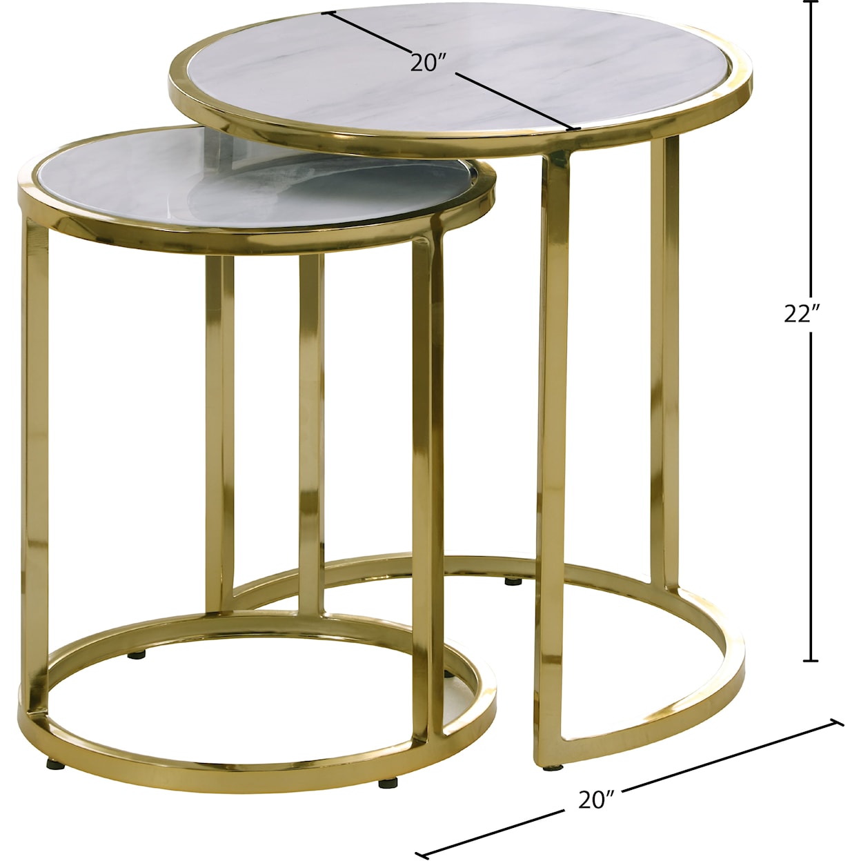 Meridian Furniture Massimo End Table