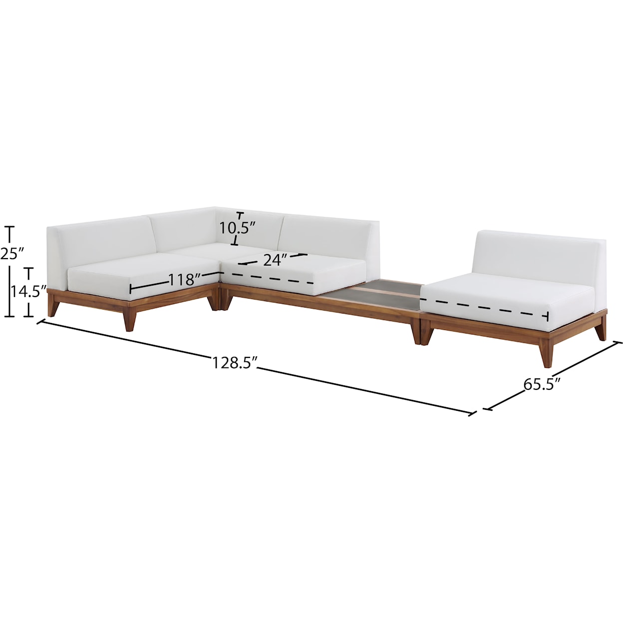 Meridian Furniture Rio Modular Sectional