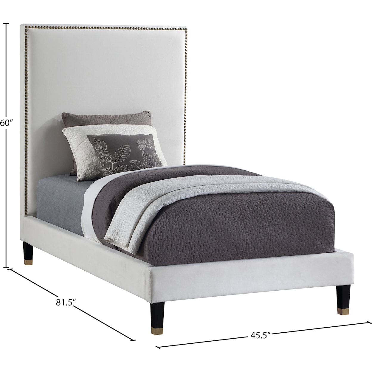 Meridian Furniture Harlie Twin Bed