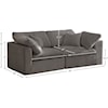 Meridian Furniture Cozy Comfort Modular Sofa