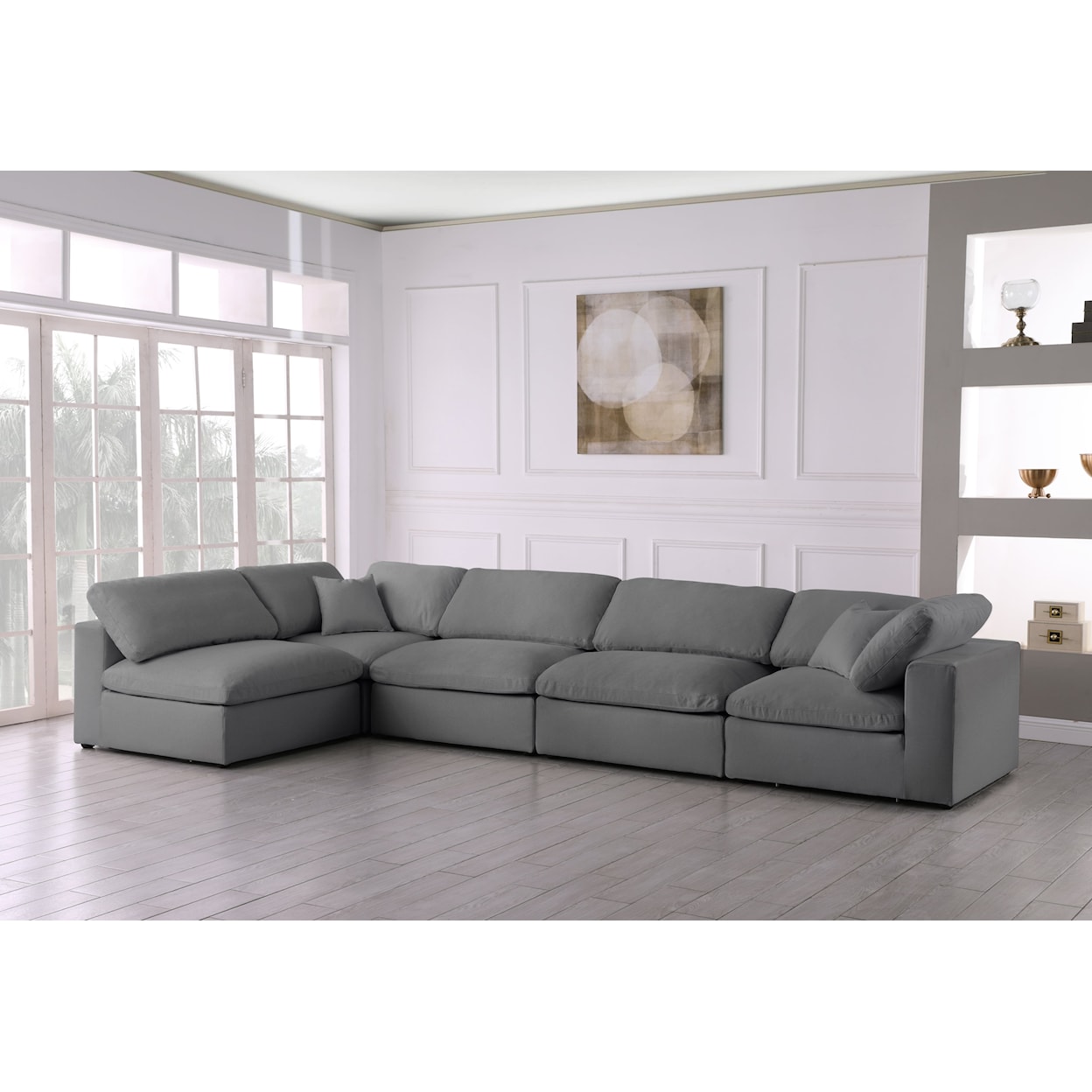 Meridian Furniture Serene Deluxe Comfort Modular Sectional