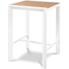 Meridian Furniture Nizuc Aluminum Square Bar Table