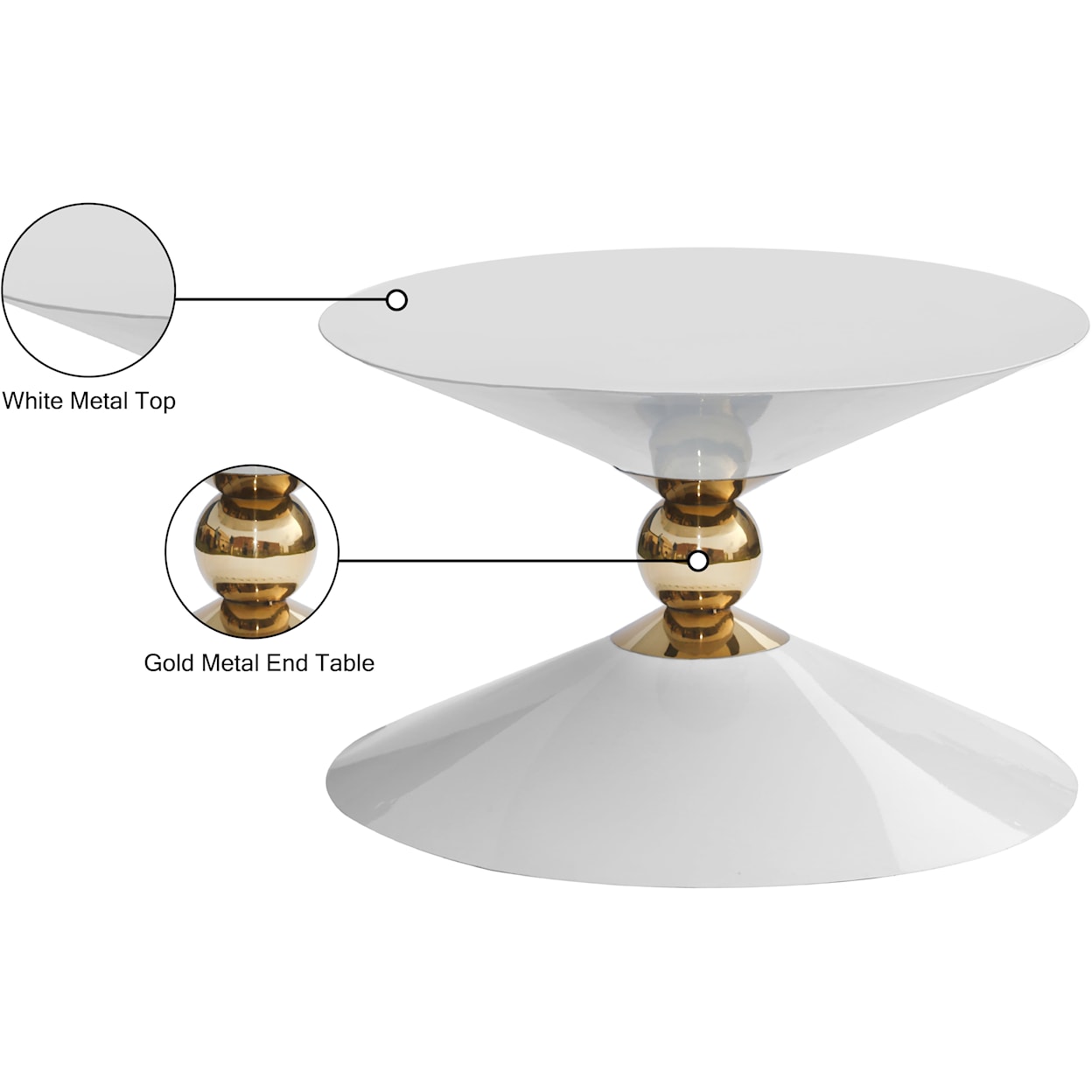 Meridian Furniture Malia Coffee Table