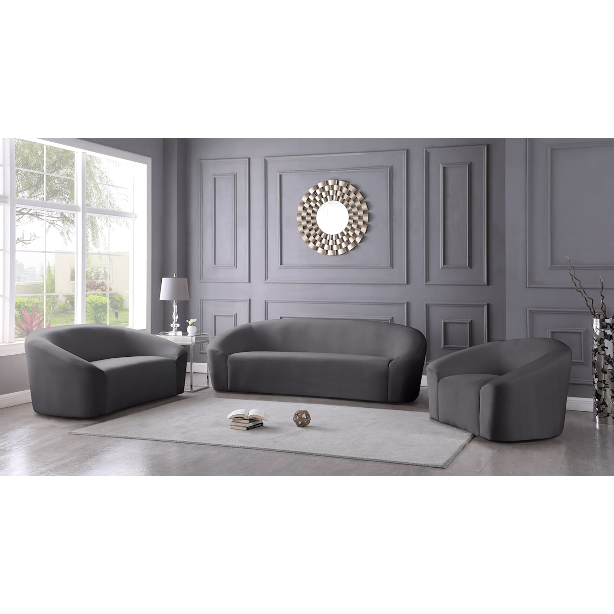 Meridian Furniture Riley Loveseat