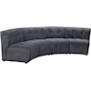 Meridian Furniture Limitless 4pc. Modular Sectional