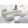 Meridian Furniture Presley 3pc. Sectional