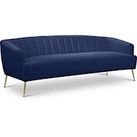 Contemporary Velvet Sofa