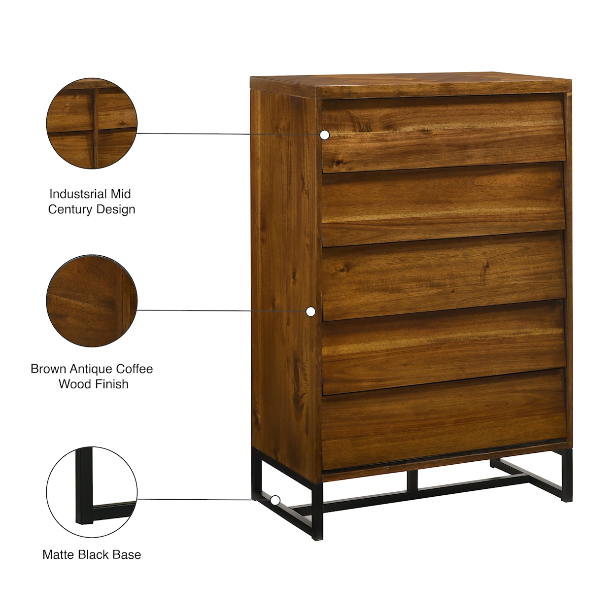 Meridian Furniture Reed Chest