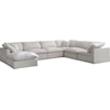 Meridian Furniture Plush Standard Comfort Modular Sectional