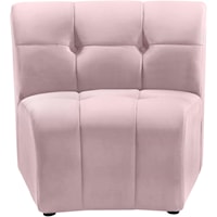 Limitless Pink Velvet Modular Chair