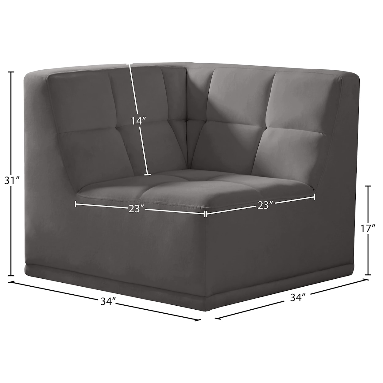 Meridian Furniture Relax Corner Chair