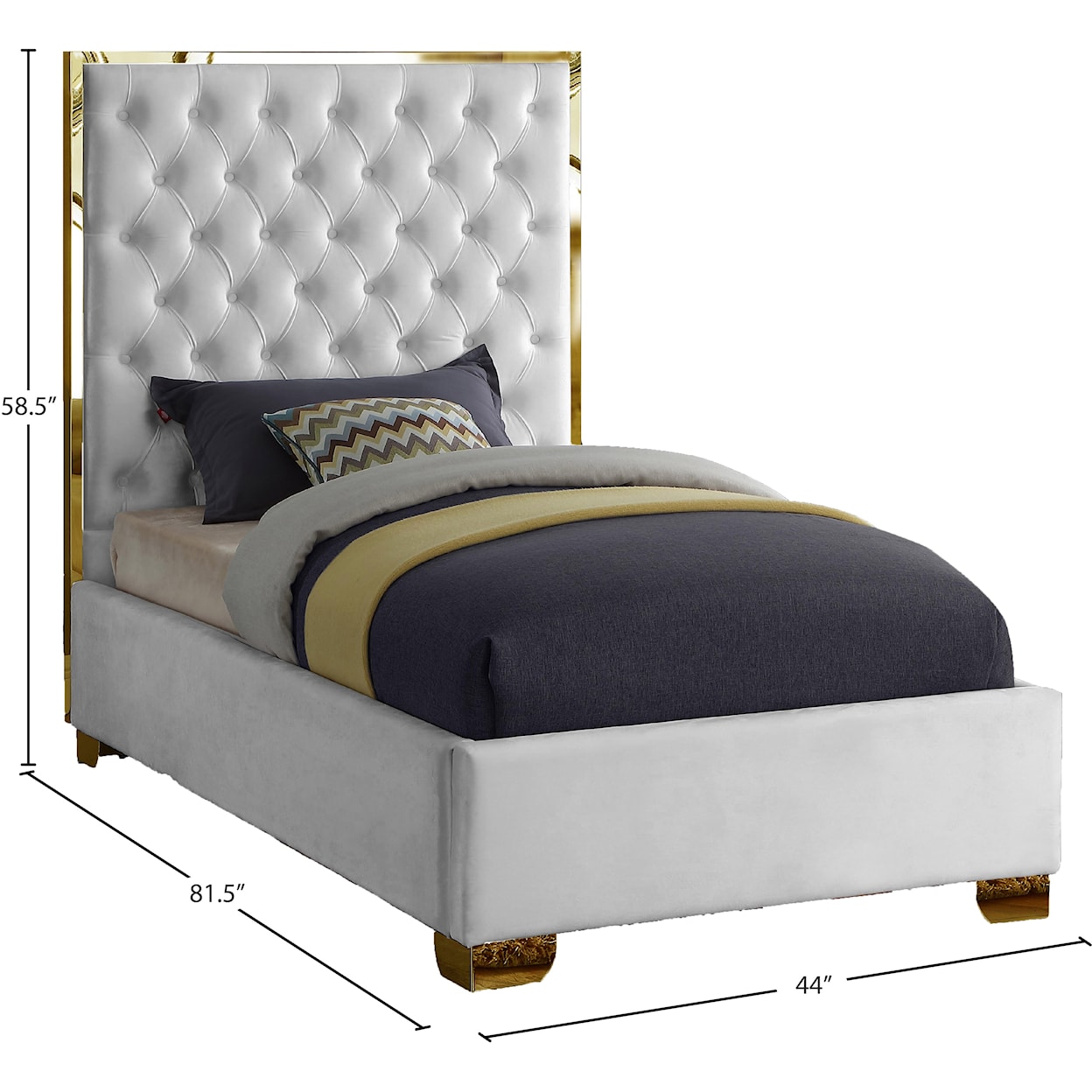 Meridian Furniture Lana Twin Bed