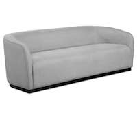 Mylah Grey Polyester Fabric Sofa