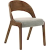 Meridian Furniture Woodson Dining Side Chair with Upholstered Seat