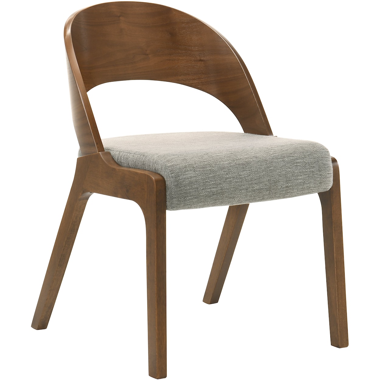Meridian Furniture Woodson Dining Side Chair with Upholstered Seat
