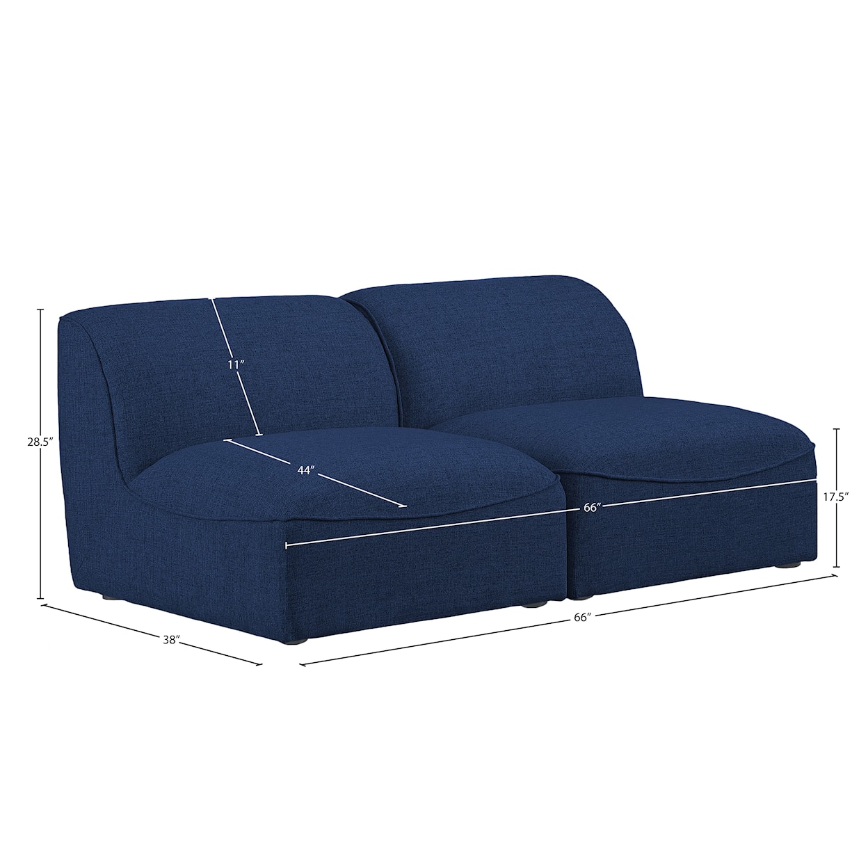 Meridian Furniture Miramar Modular Sofa