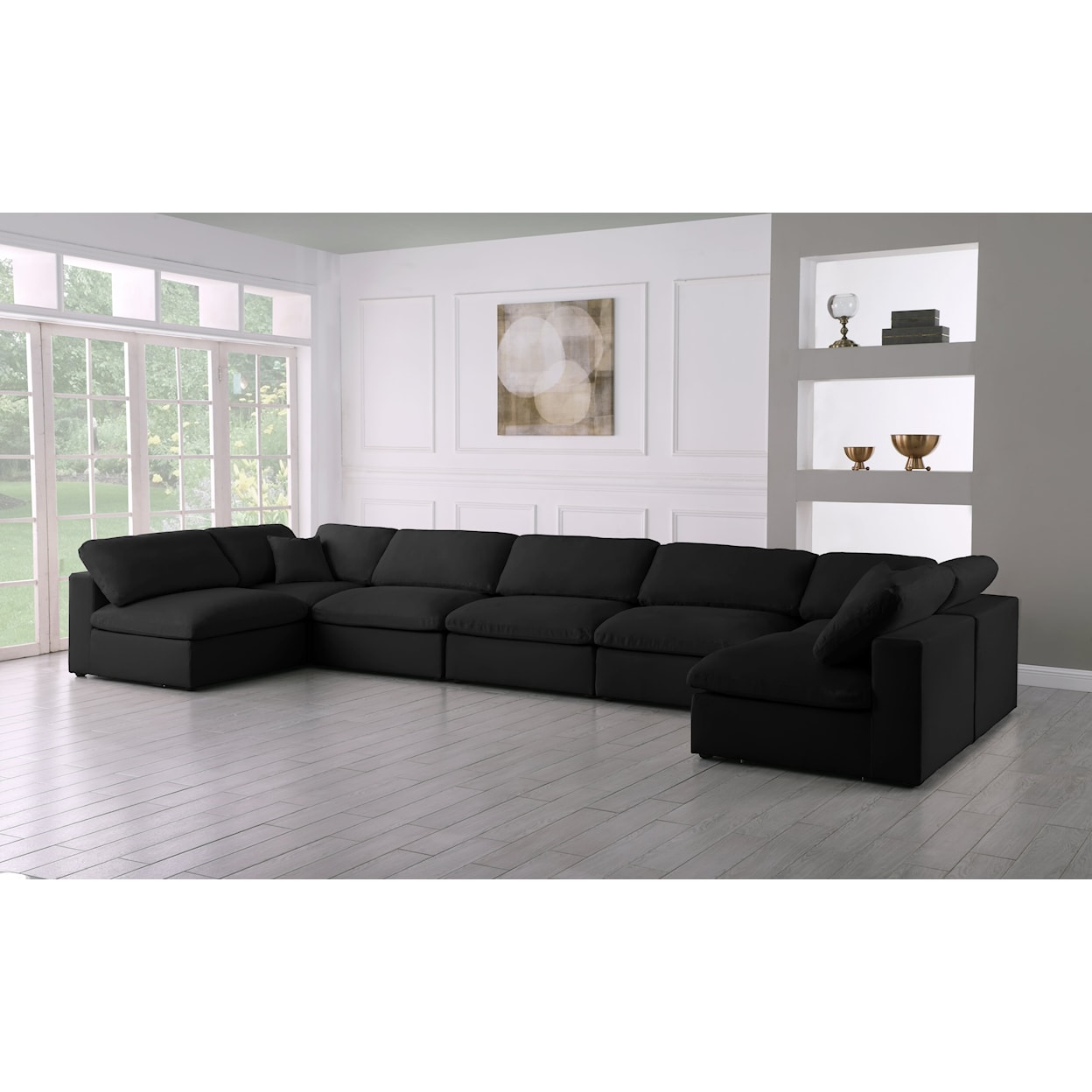 Meridian Furniture Serene Deluxe Comfort Modular Sectional