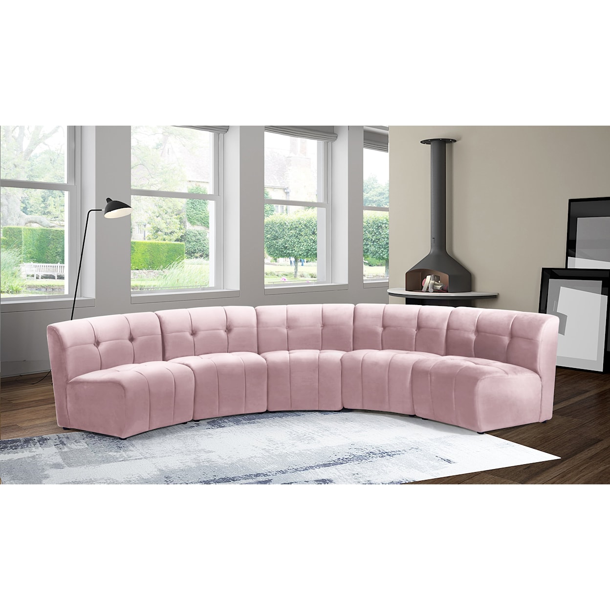 Meridian Furniture Limitless 5pc. Modular Sectional