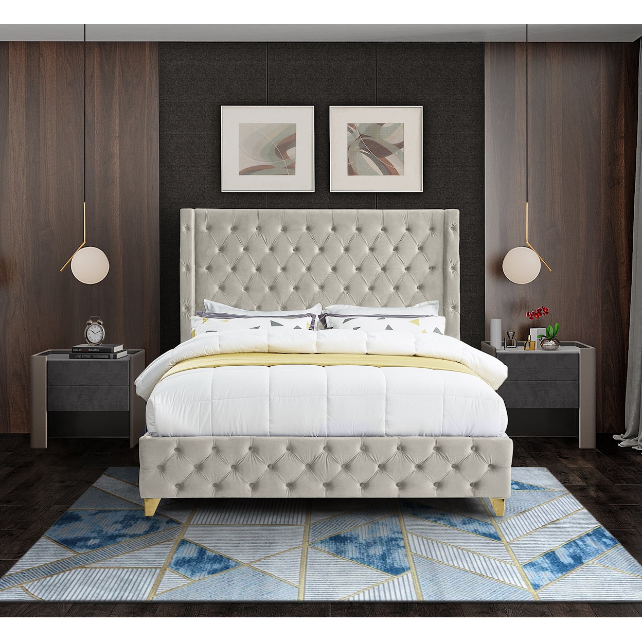 Meridian Furniture Savan Queen Bed