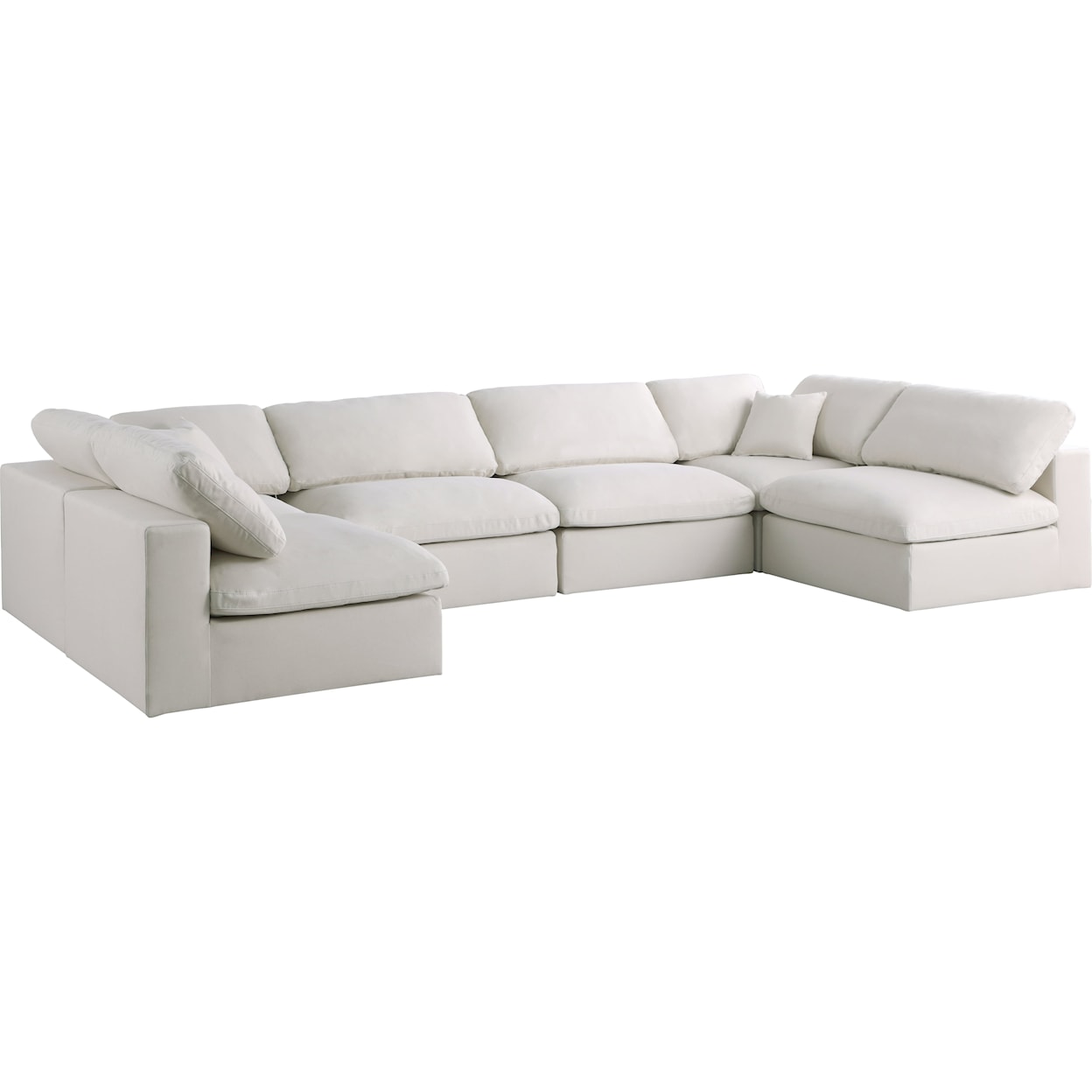 Meridian Furniture Plush Standard Comfort Modular Sectional