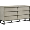 Meridian Furniture Weston 6-Drawer Dresser