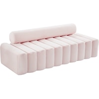 Melody Pink Velvet Sofa